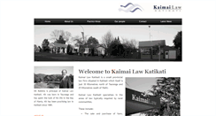 Desktop Screenshot of kaimailaw.co.nz