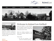 Tablet Screenshot of kaimailaw.co.nz